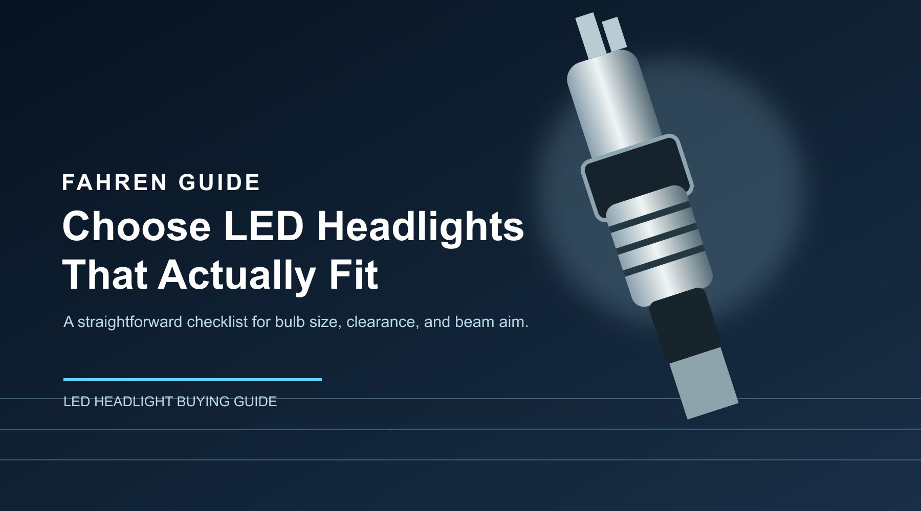 How to Choose LED Headlight Bulbs That Actually Fit Your Vehicle
