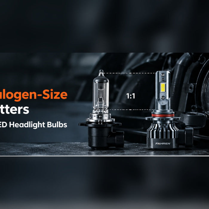 Why 1:1 Halogen-Size Design Matters When Choosing LED Headlight Bulbs