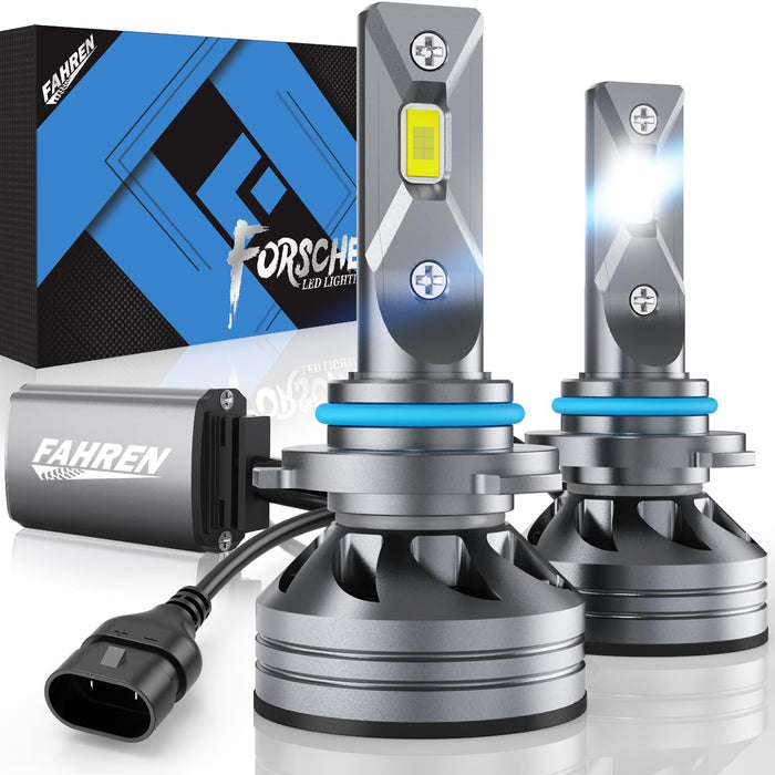 FAHREN 9005 LED Bulbs, 26,000LM, 6500K, IP68 Waterproof, Plug & Play Fog Lights