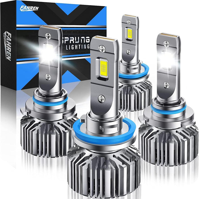 H11 9005 fog light bulbs 44000 lumens ultra bright high-intensity visibility