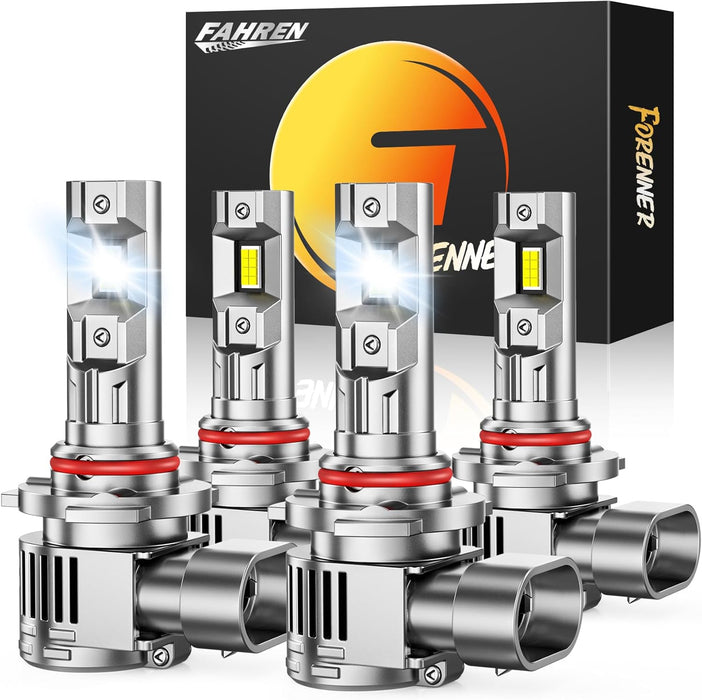 FAHREN 9005/9006 LED Combo, 80,000LM, 900% Brighter, 6500K Cool White, Plug & Play