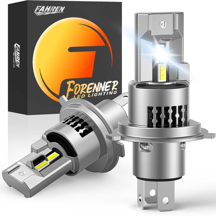 Fahren 9003/H4 LED Bulb, 50,000LM, 10X Brighter, Perfect Beam Pattern, HB2 Fog Light