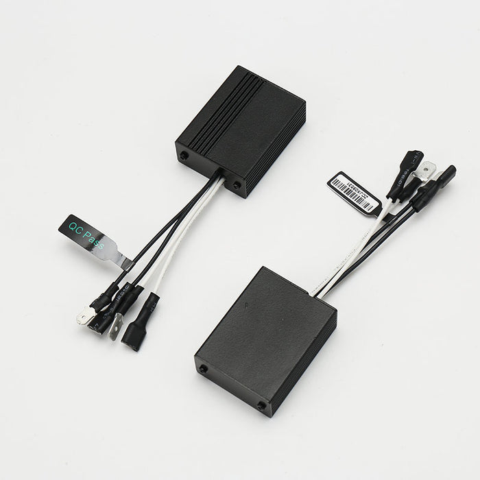 H1/H3/D1-D4 CANbus Decoder, Plug-and-Play Anti-Flicker Module for Bulb Pack of 2