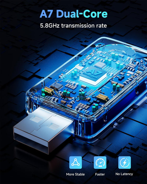 FAHREN 2025 Latest Upgraded Wireless CarPlay Adapter for iPhone+