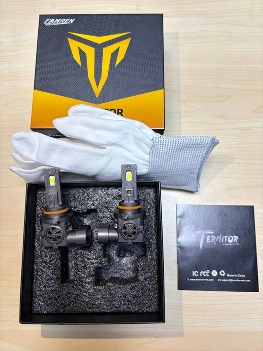 Latest 9006/HB4 Bulbs, 33,000LM 10X Ultra-Brighter, 6500K Cool White