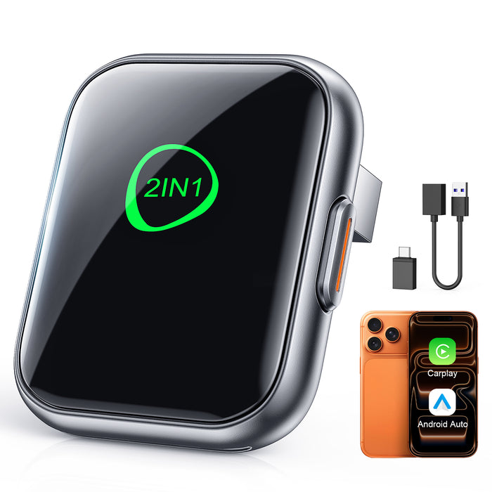 Fahren B3 T-Shaped Wireless CarPlay & Android Auto Adapter with One-Touch Disconnect