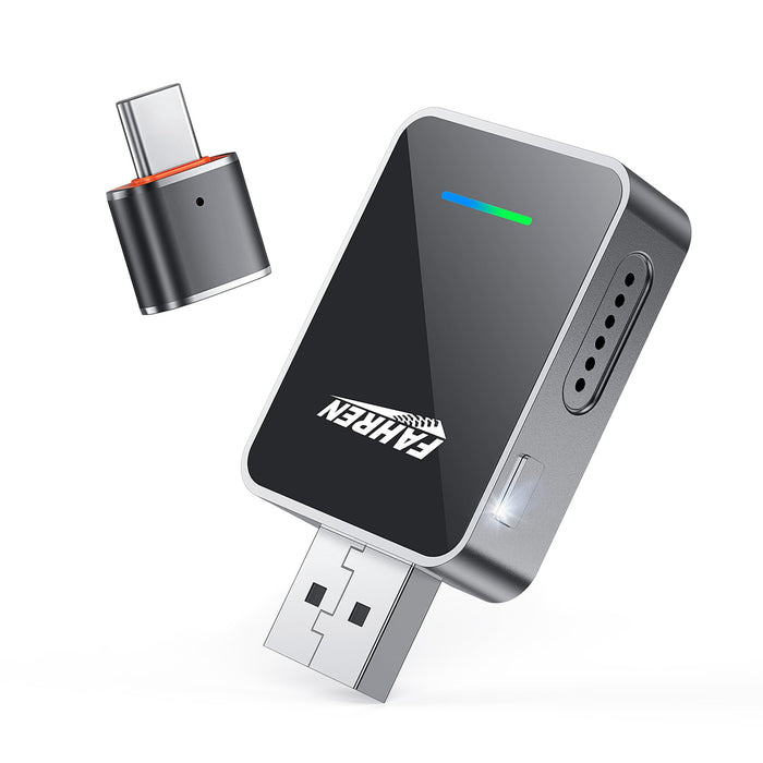 Fahren 2-in-1 Wireless CarPlay Adapter, Plug &amp; Play, One-Click User Switching