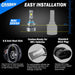 6500K white HIR2 LED bulbs