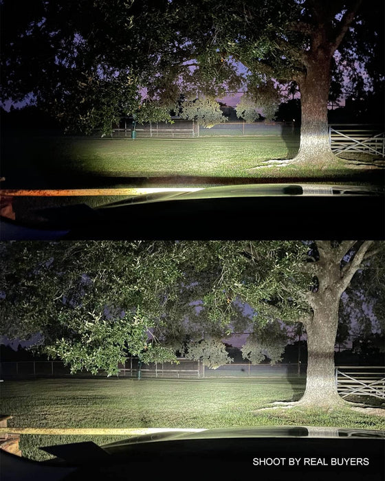 H11/H8/H16 LED Fog Light Bulbs, 12000LM 400% Brighter Fanless, 6500K Cool White