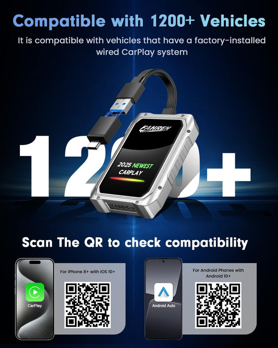 Fahren 2025 Upgraded Wireless CarPlay Adapter for iPhone Z1 CARPLAY