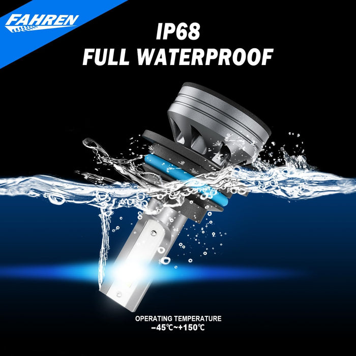 FAHREN 9008 Fog Lights Super Bright H13 Fog Bulbs