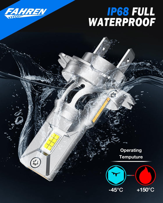 FAHREN H7 Light Bulbs 30000LM Brightness