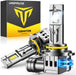 Ursprung H11/H8/H9/H16 Light Bulbs, 110,000LM Ultra Bright, Heavy-Duty Solid Construction, Large Uncut Chips, Uniform Tight Beam, 2026 Upgrade, Enhanced CANBUS, Triple Cooling, 10-Year Life, 2-Pack