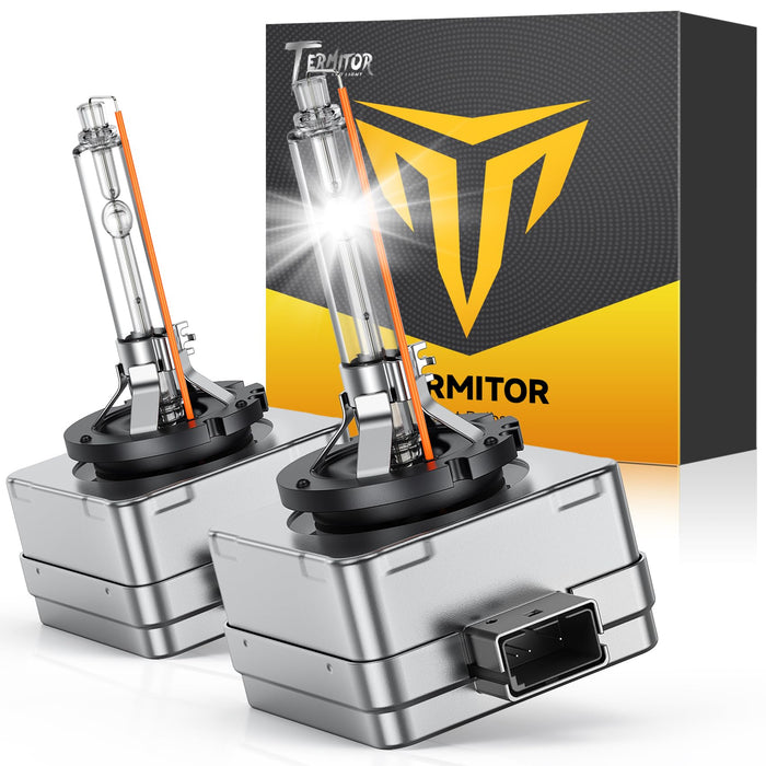Termitor Latest H13/9008 H10 LED Bulbs Combo, 80,000LM 15X Ultra-Bright 6500K Cool White, Ford F-150 2004-2014, Real 1:1 Size 9008/H13 H10/9145/9140 LED Fog Light Off-Road Bulb, Plug N Play, Pack of 4