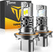 Termitor 2026 Upgraded H1 Bulbs, 1000% Brightness 6500K Cool White, 1:1 Mini Size, IP68 Waterproof Flicker-Free Automotive H1 H1LL Fog Light Bulbs, Plug and Play No Adapter Needed, Pack of 2
