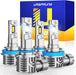 Ursprung 2025 H11/H9/H8 9005/HB3 LED Headlight Bulbs Combo, 60000LM 900% Brighter 6500K Cool White, 1:1 Mini Size 9005 H11 Halogen Replacement Hi/Lo Beam LED Bulbs, Plug and Play, Pack of 4