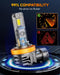 FAHREN H11/H9/H8 light Bulb, [Upgraded & Brightest] 𝟒𝟔𝟎𝟎𝟎𝐋𝐌 𝟗𝟎𝟎% Super Bright Bulb 1:1 Mini Size No Adapter Required,6500K White, Non-Polarity Plug and Play H11 Fog light bulbs, Pack of 2
