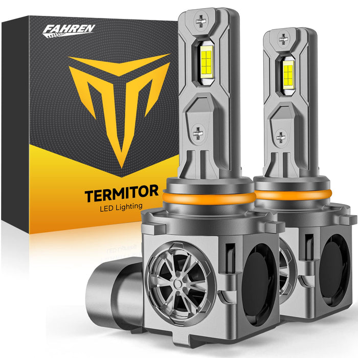 9006/HB4 Light Bulbs, 70,000LM 10X Super Brighter, 1:1 Halogen Size, 70,000Hrs Lifespan, 6500K White, Plug and Play Fog Light Bulbs, Canbus Ready, Pack of 2