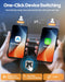 2-in-1 Wireless CarPlay Adapter One-Touch Disconnect for iPhone & Android