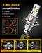 FAHREN H4/9003/HB2 LED Bulbs, 𝟓𝟎𝟎𝟎𝟎𝐋𝐌 𝟗𝟎𝟎％ [Modern & Brightest] Ultra-Bright Bulbs 𝟑𝟔𝟎° Adjustable Quick Install, 1:1 Mini Size No Adapter Required H4 Light Kit bulb, Pack of 2
