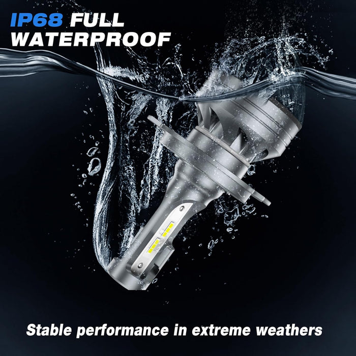 FAHREN H7 Driving Fog Bulbs |24000LM 6500K Ultra Bright Bulbs