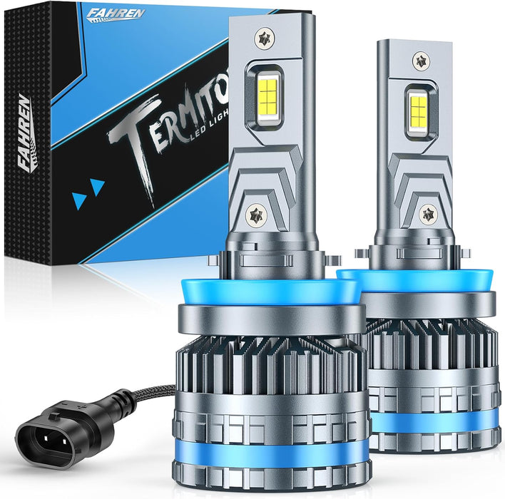 Ursprung H11/H8/H9/H16 Light Bulbs, 110,000LM Ultra Bright, Heavy-Duty Solid Construction, Large Uncut Chips, Uniform Tight Beam, 2026 Upgrade, Enhanced CANBUS, Triple Cooling, 10-Year Life, 2-Pack