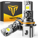 Termitor 2026 Upgraded H1 Bulbs, 1000% Brightness 6500K Cool White, 1:1 Mini Size, IP68 Waterproof Flicker-Free Automotive H1 H1LL Fog Light Bulbs, Plug and Play No Adapter Needed, Pack of 2