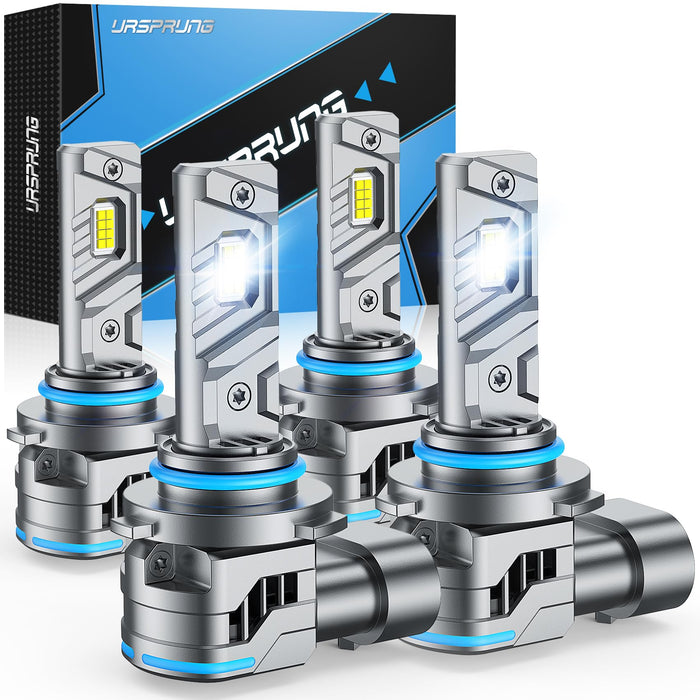 Ursprung H11/H8/H9/H16 Light Bulbs, 110,000LM Ultra Bright, Heavy-Duty Solid Construction, Large Uncut Chips, Uniform Tight Beam, 2026 Upgrade, Enhanced CANBUS, Triple Cooling, 10-Year Life, 2-Pack