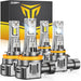 FAHREN H11 Fog Bulbs, 𝟭𝟬𝟬𝟬𝟬𝟬𝗟𝗠 𝟭𝟱𝗫 Upgraded H11/H8/H9 Bright Lighting Bulb, Brighter 24 CSP Chips, Boost Epic Night Visibility, 6500K Cool White IP68 Waterproof, Pack of 2