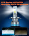 40000LM H4/9003 fog light bulbs with 6500K bright white lighting