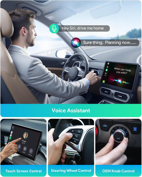 Carplay adapter with TF card support and streaming video apps