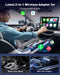 Fahren wireless CarPlay adapter with Bluetooth connection and mini size design