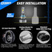 non-polarity HB3 9005 LED fog light bulbs easy install