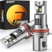 Forenner Fahren 9004 HB1 bulbs with 40000LM ultra brightness and 6500K cool white