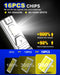 H11, H9, H8 LED headlight bulbs with compact design and high brightness