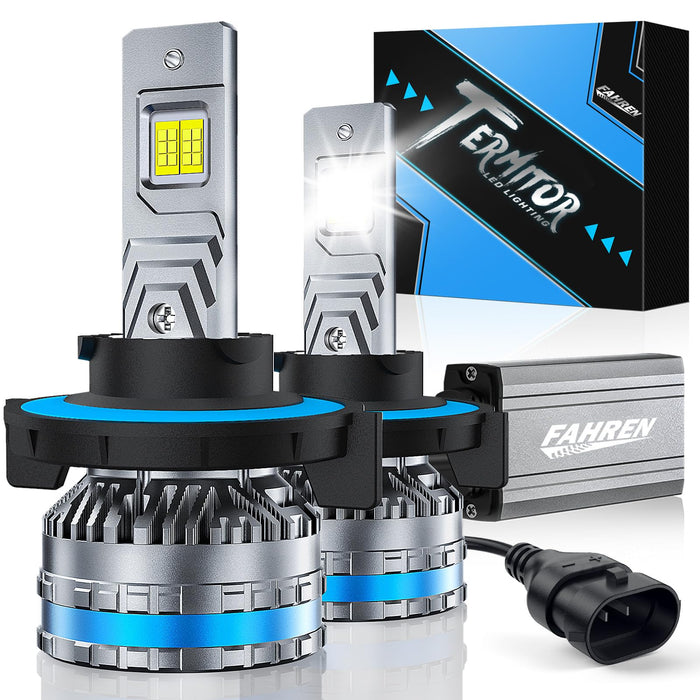 FAHREN 120W H13 Fog Bulbs, 40,000LM, 6500K Cool White (9008)