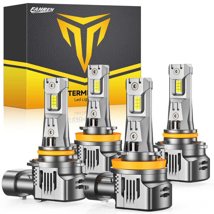 FAHREN 9005/H11 Fog Light Combo, 140,000LM, 1000% Brighter (H11/H9/H8/9005 HB3)