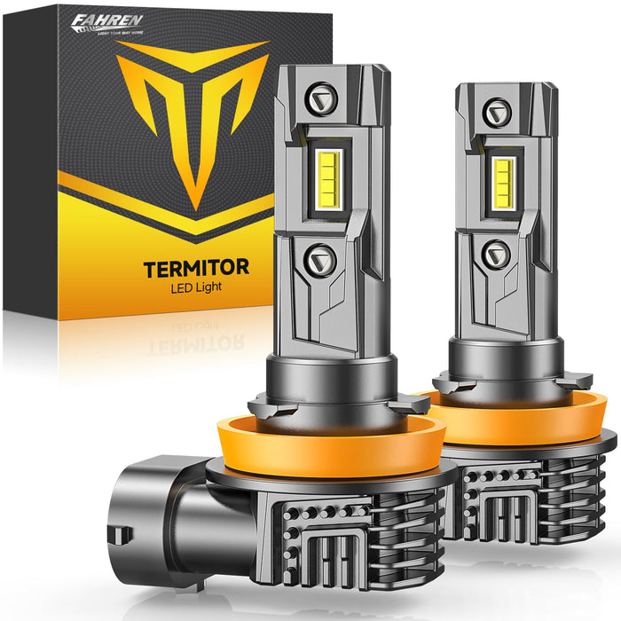 FAHREN H8 LED Fog Light Bulbs, 800% Brighter CSP LED Fog Lamps