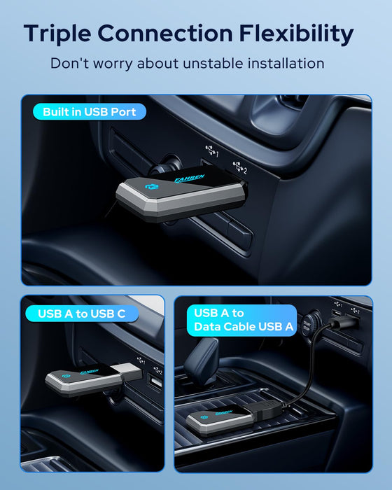 FAHREN Latest-Gen Wireless CarPlay Adapter