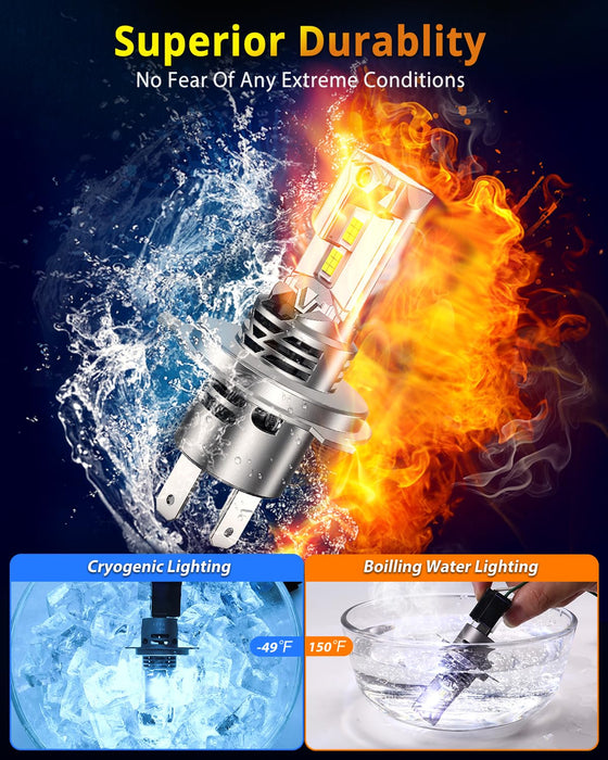 FAHREN 2025 Upgraded H4 9003 Bulb 36000LM 900% Brighter