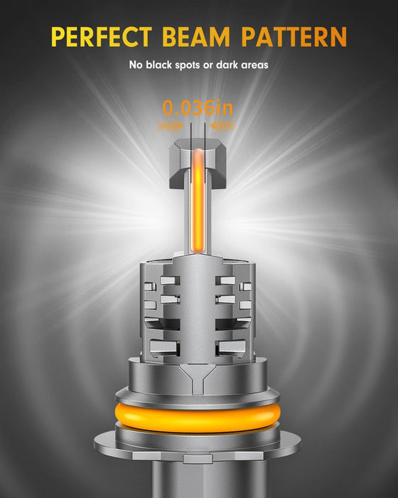 Latest FAHREN 9007 LED bulbs with super bright output and compact design